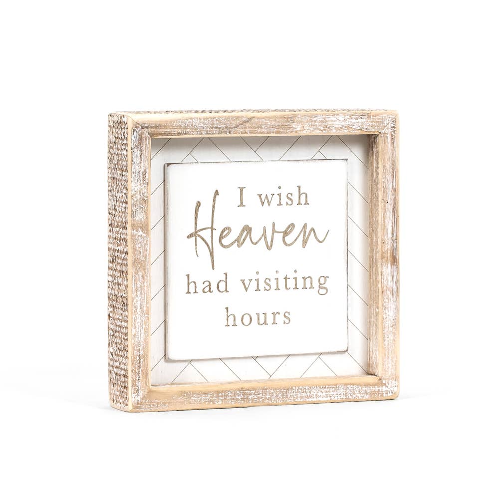 7x7 sign HEAVEN Sympathy Bereavement gift