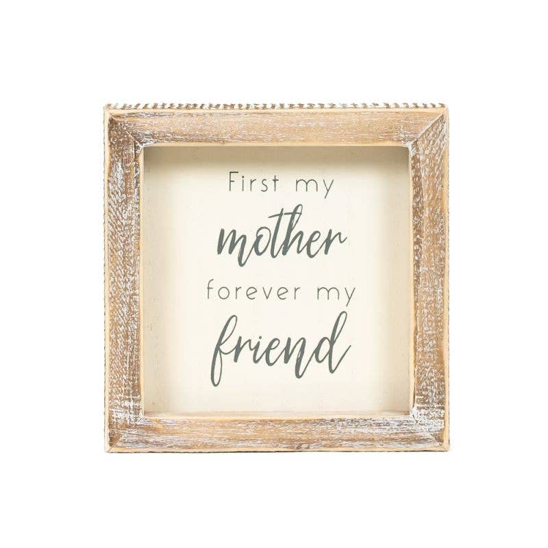 5x5 wood frame sign (FRIEND) home decor gift