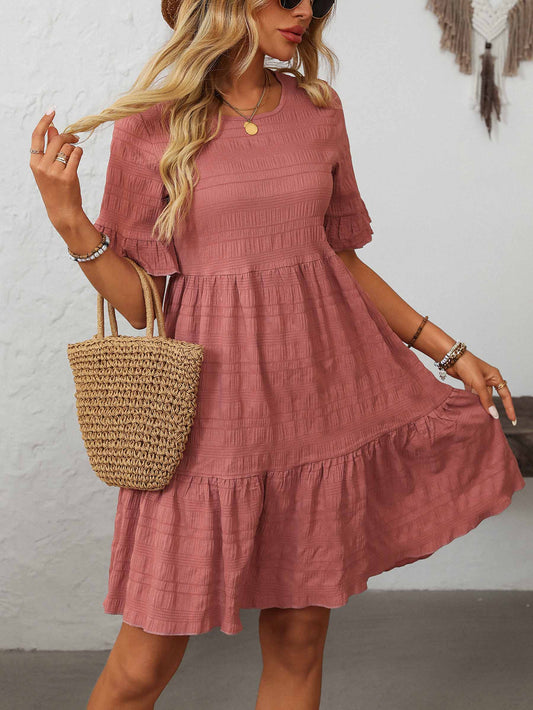 Casual Short Sleeved Dress