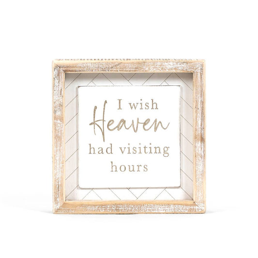 7x7 sign HEAVEN Sympathy Bereavement gift
