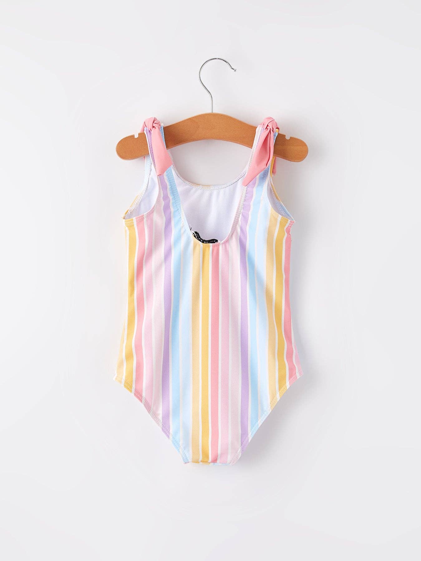 “Colorful Stripe” Floral Boutique Swimsuit