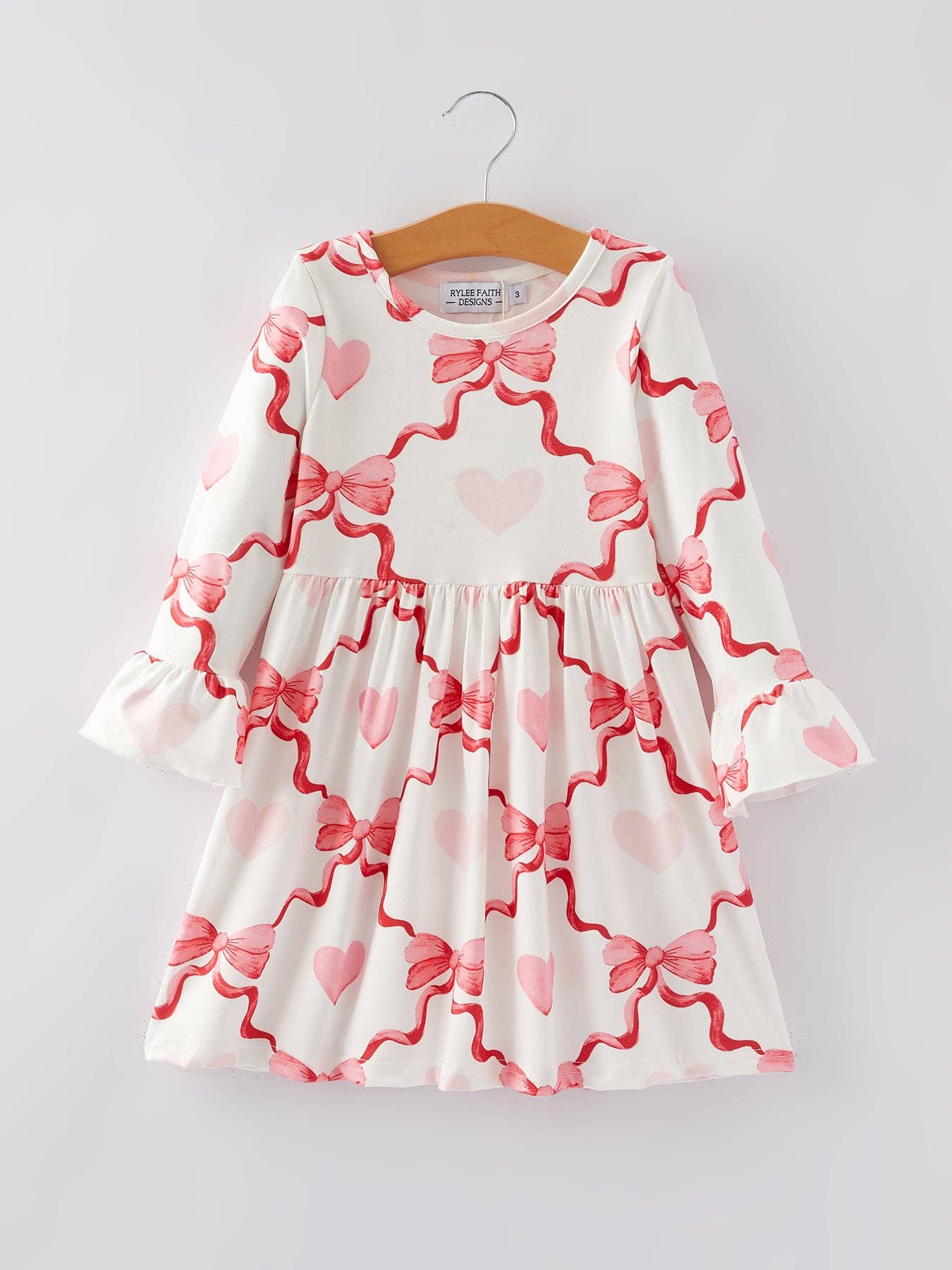 Valentine's Day Milk Silk Girls Dress