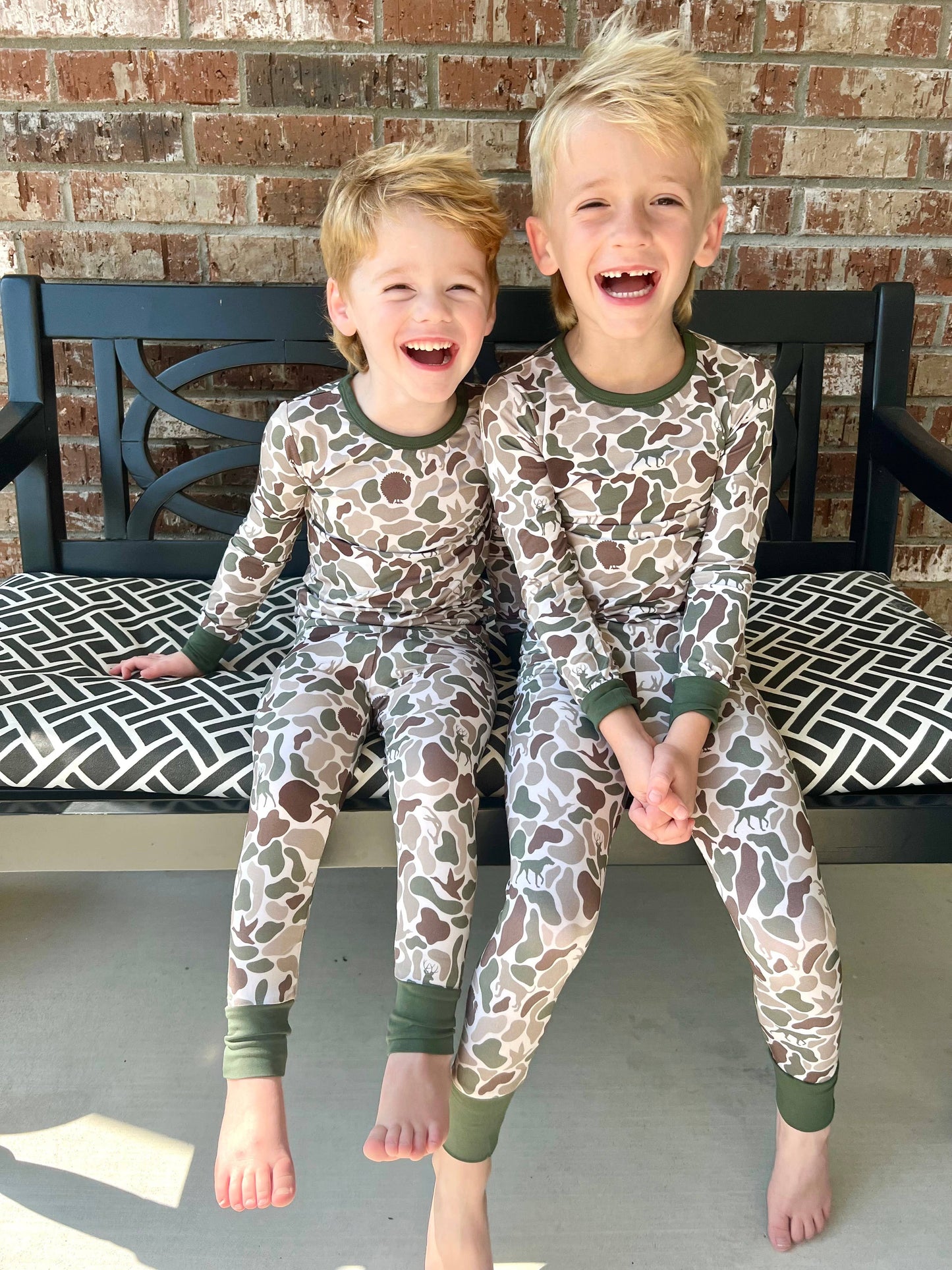 Camo, hunting, bamboo pajamas