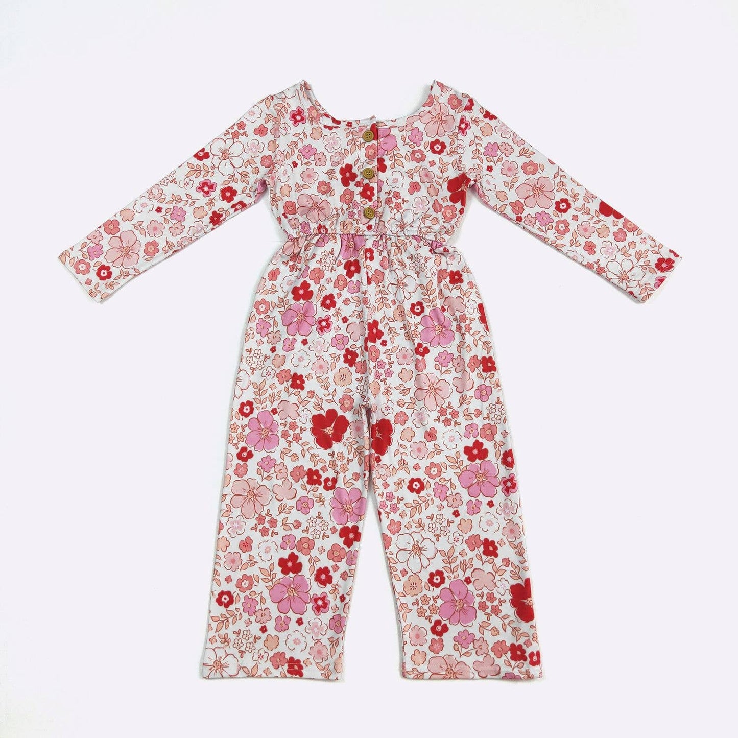 Cherry Floret Girls Romper