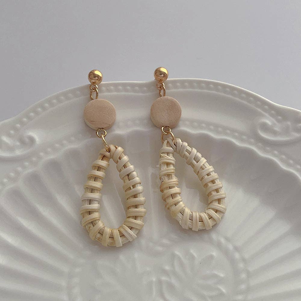 Vintage Geometrical Vacation Drop Earrings DPJE1715